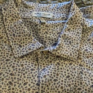 Peter Millar Size XL White, Blue, and Yellow colors